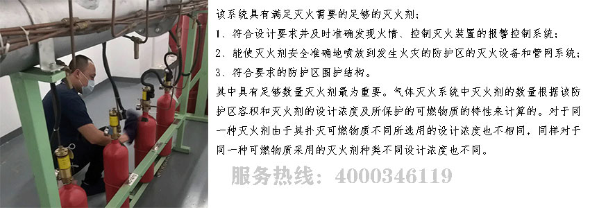 配電室氣體滅火